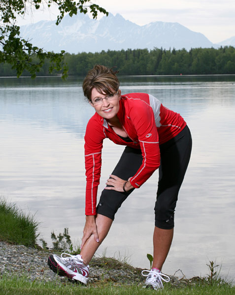 sarah palin runners world photos. Sarah Palin in Runner#39;s World
